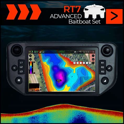 RT7 PRO Baitboat Set ALL In One Autopilot Mapping