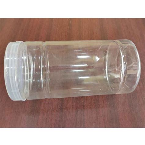 Transparent Round Ml Plastic Packaging Jar Jar Capacity Litre