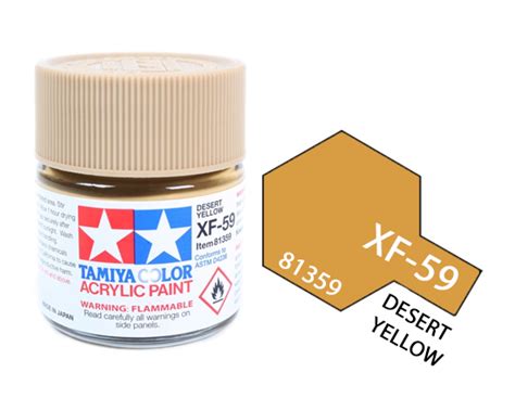 Tamiya Acrylic Mini Xf 59 Desert Yellow Tjd Models