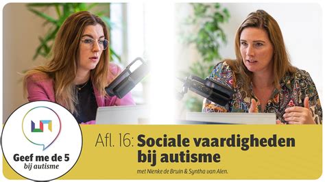 Sociale Vaardigheden Bij Autisme YouTube