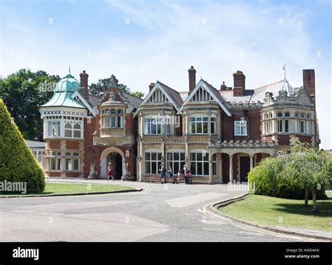 The Mansion From Garden Bletchley Park Sherwood Drive Bletchley Hi Res