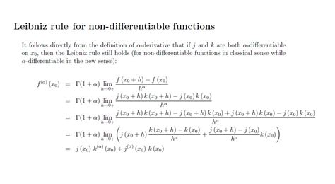 What Is Leibniz Rule For Caputos Fractional Derivative