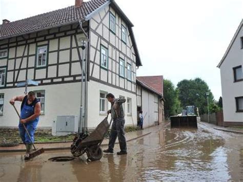 Starkregen In Th Ringen Sorgt F R Berschwemmungen