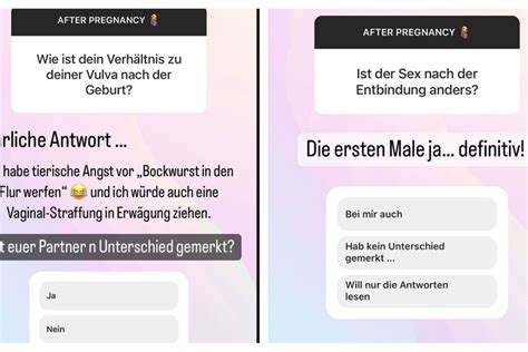 Anne Wünsche Sex Nach Geburt Ist Anders Influencerin Denkt über