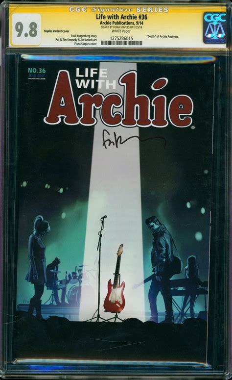 Comicconnect Life With Archie 2010 36 Cgc Nmm 98