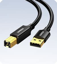 Ugreen Printer Cable Usb A To B Lead K Gold Plated Usb To Usb B