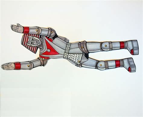 Johnny Sokko and His Flying Robot Articulated Paper Doll - Etsy