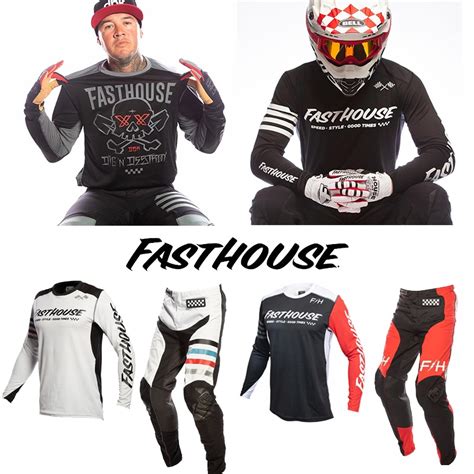 Fasthouse Color Racing Gear Set Mtb Motocross All Purpose Jersey