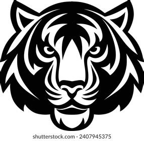 Tiger Head Hand Drawn Sketch Illustration Stock Vector Royalty Free