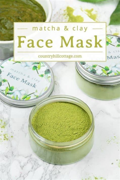 Matcha Green Tea Clay Mask For Glowing Skin Clay Masks Homemade Skin