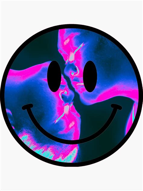 Tie Dye Smiley Face Hippie Tiedye Trippy Psychedelic Groovy