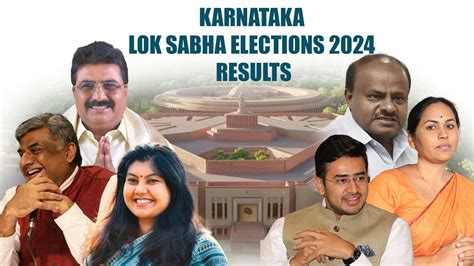 Karnataka Lok Sabha Election Results Live Updates Bjp Wins