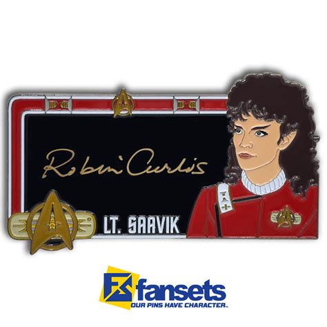 Star Trek Autograph Pin: Robin Curtis Lt. Saavik – Fansets