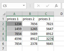 C Mo Seleccionar Varias Celdas En Excel Y Google Sheets Automate Excel