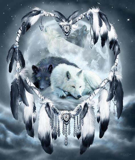 Wolf Dreamcatcher Art