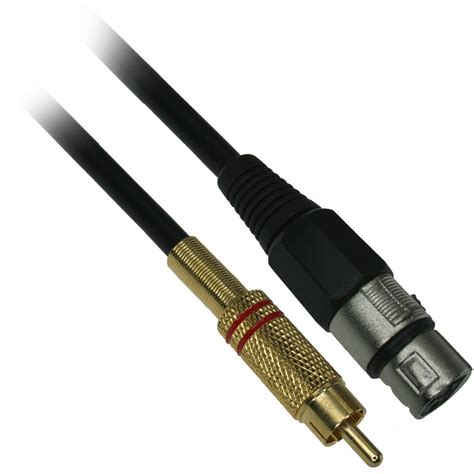 Amazon 1 5ft Assembly Type XLR Female To RCA Male Cable Electronics