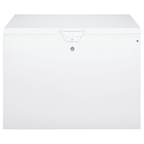 Ge 148 Cu Ft Chest Freezer With Temperature Alarm White In The Chest