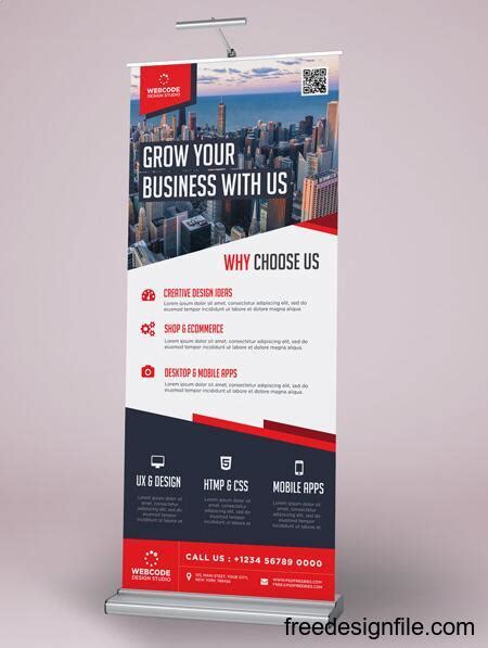 Extremisten Enttäuscht Gewehr roll up banner design template psd ...