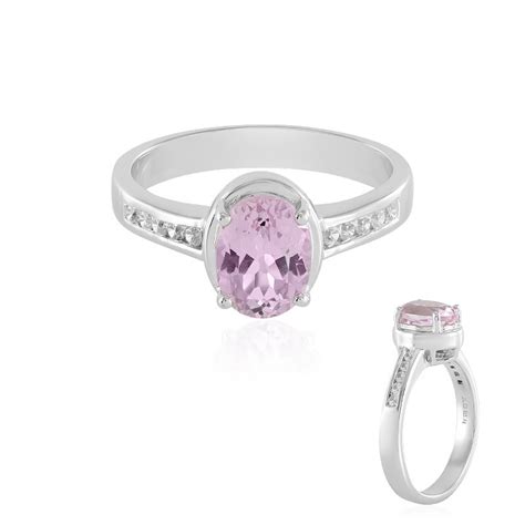 Anello In Argento Con Kunzite Ba Gioielli Juwelo