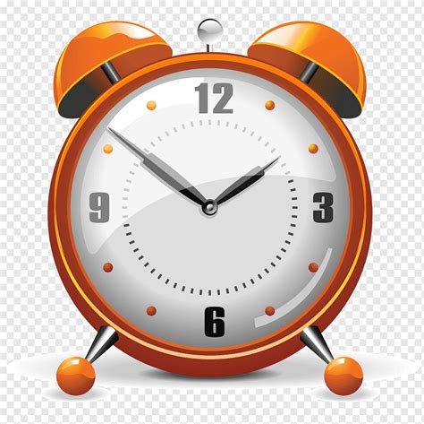 Alarm Clock Clock Free Orange Light Timer Png PNGWing