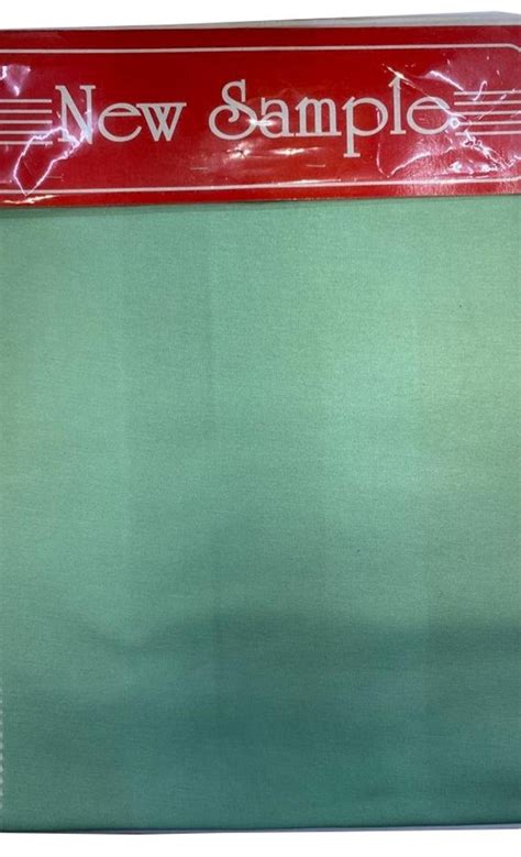 Sea Green Plain Polyester Fabric At Rs Meter Denier Polyester In