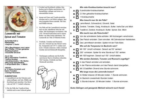 43 Rezept Deutsch DAF Arbeitsblätter pdf doc