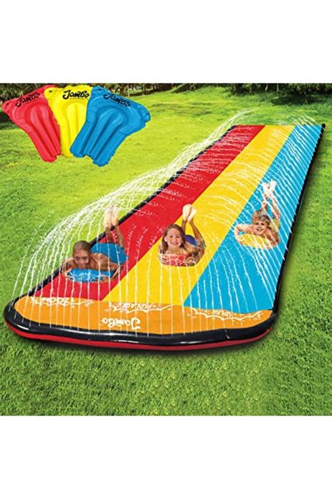 Premium Slip Splash And Slide With 3 Bodyboards