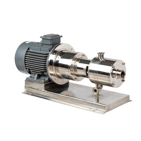 Stainless Steel Sanitary Inline Shear Circulation Emulsifying Pump