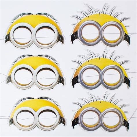 Printable Minion Mask