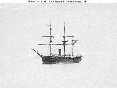 Usn Ships Uss Trenton 1877 1889