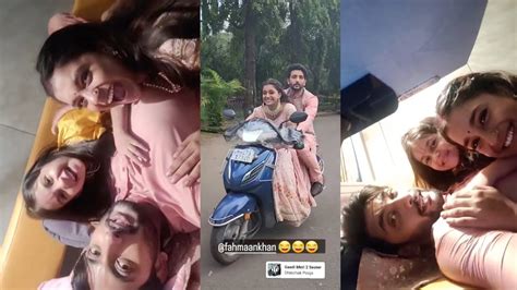 Imli Off Screen Masti Sumbul Touqeer Fahmaan Khan Masti With Her