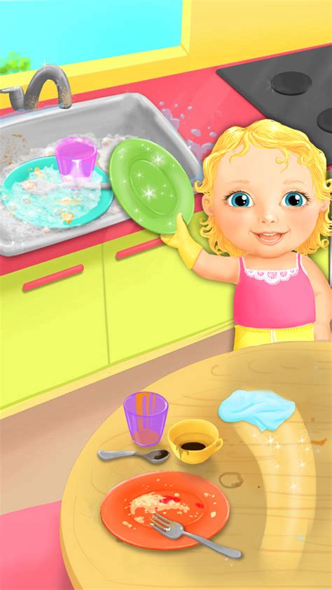 App Shopper Sweet Baby Girl Clean Up Kids Game Games