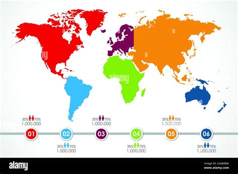 World map infographic Stock Vector Image & Art - Alamy