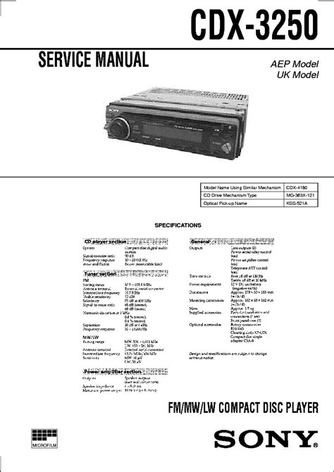 Sony Cdx Gt W Wiring Diagram