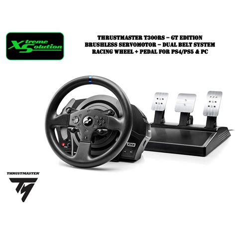 Thrustmaster T300RS GT - Gran Turismo Edition Racing Wheel + Pedals ...