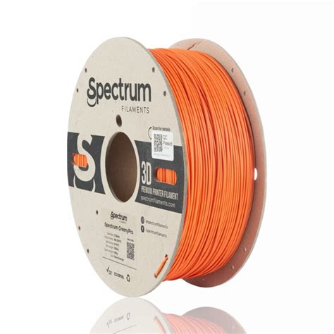 Greenypro Pla Kg Pure Orange Spectrum Filaments Evolt Loja