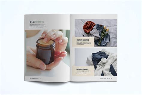 时装订货画册新品上市产品目录设计模板v2 Fashion Lookbook Template 设计小咖