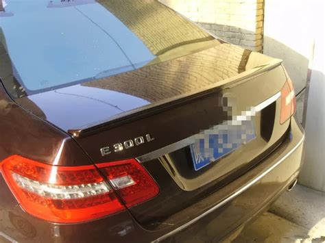 W212 FRP Primer Car styling Rear Trunk lip spoiler wing for Mercedes ...