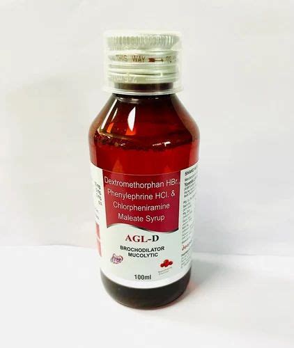 Dextromethorphan Hydrobromide Cough Syrup Packaging Size Ml At Rs