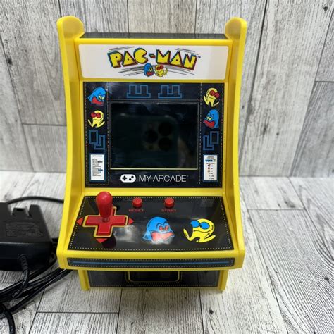 Pac Man Mini Handheld Arcade Machine With Wall Outlet Retro EBay