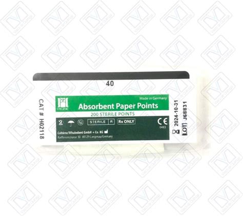 Puntas De Papel Hygenic Dep Sito Dental Vq