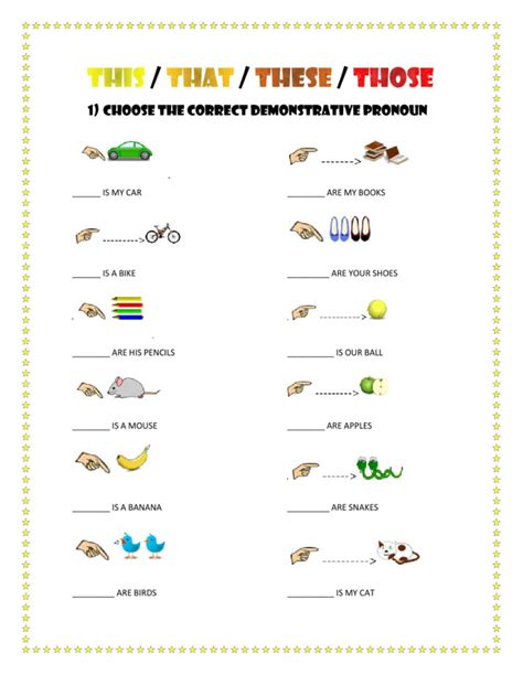 Demonstrative Pronouns Possessive Adjectives There Is There Are 20790