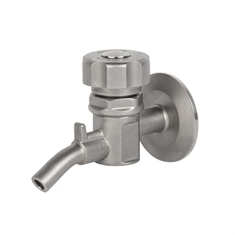 Stainless Steel SS316 Sanitary Manual Clamp Elbow Type Sample Valve