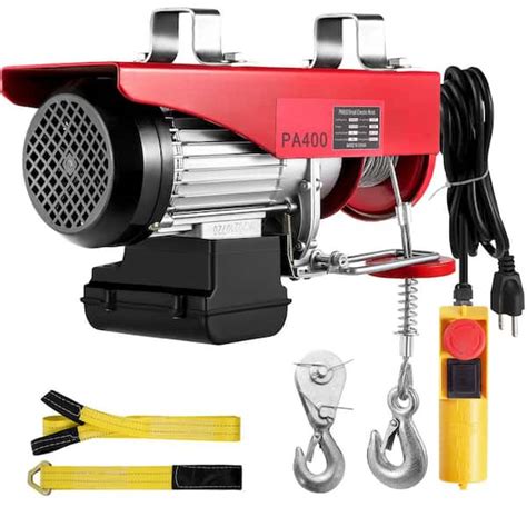 Vevor Lbs Electric Hoist Volt Steel Winch Lift With Remote