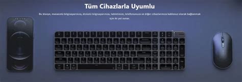 Xiaomi Mıııw K10 Pro Ultra İnce Kablosuz Mekanik Klavye