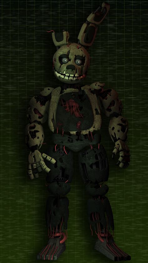 Springtrap V3 Full Body By Tommatso On Deviantart