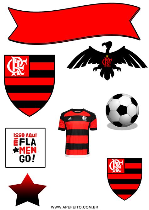 Topo De Bolo Flamengo Para Imprimir