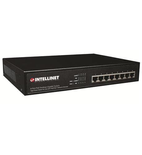 Intellinet 560641 8 Port Gigabit Switch All Poe