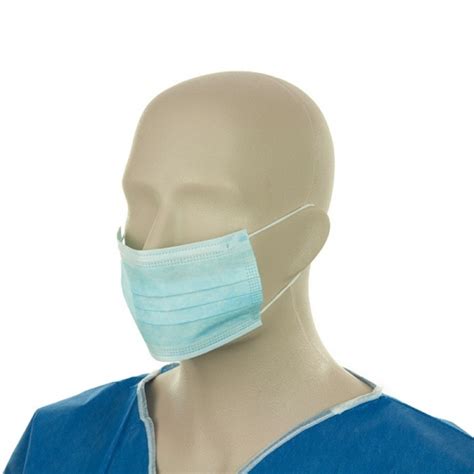 Face Mask Hygiene With Earloops Blue Bastion