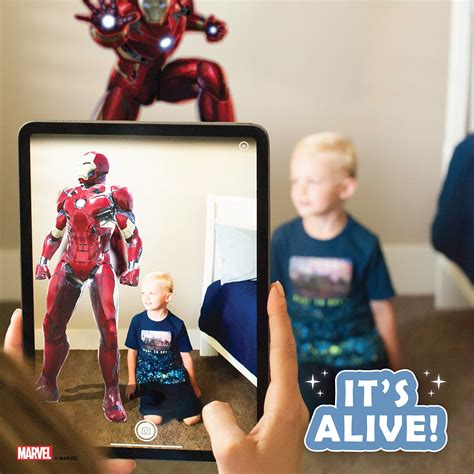 Marvel Iron Man Wall Decal Iron Man Wall Stickers With 3d Augmented Reality Interaction Iron